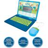 Lexibook, The Smurfs, Bilingual Spanish/English Educational Computer, Toy for Children with 124 Language, Writing, Maths, Logic, Music Activities and Games, Blue, JC598SFi2