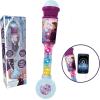 LEXIBOOK, Gabby’s Dollhouse, Glowing Microphone, Music Toy, Built-in Speaker, Light Effects, Aux-in Jack, Blue/Pink, MIC90GDH(Disney Frozen)