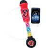 LEXIBOOK, Gabby’s Dollhouse, Glowing Microphone, Music Toy, Built-in Speaker, Light Effects, Aux-in Jack, Blue/Pink, MIC90GDH(Miraculous)