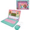 Lexibook, Gabby’s Dollhouse, English/Spanish Bilingual Educational Computer, 124 Language Activities, Writing, Math, Logic, Music and Games, Pink/Blue, JC598GDHi2(Gabby’s Dollhouse)