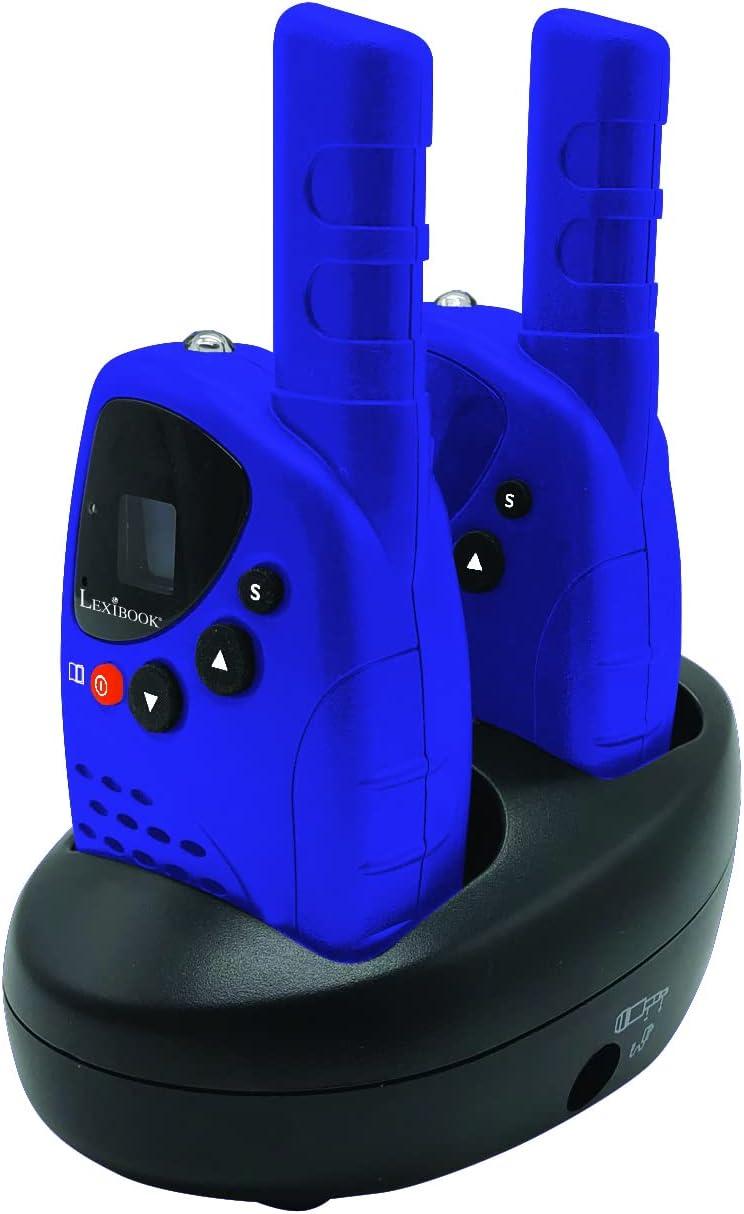 imageLexibook 5km Digital Walkie Talkies Digital Sound Communication Game Belt Clip Blue TW42 Blue