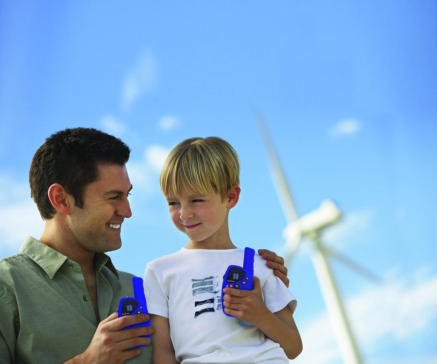 imageLexibook 5km Digital Walkie Talkies Digital Sound Communication Game Belt Clip Blue TW42 Blue