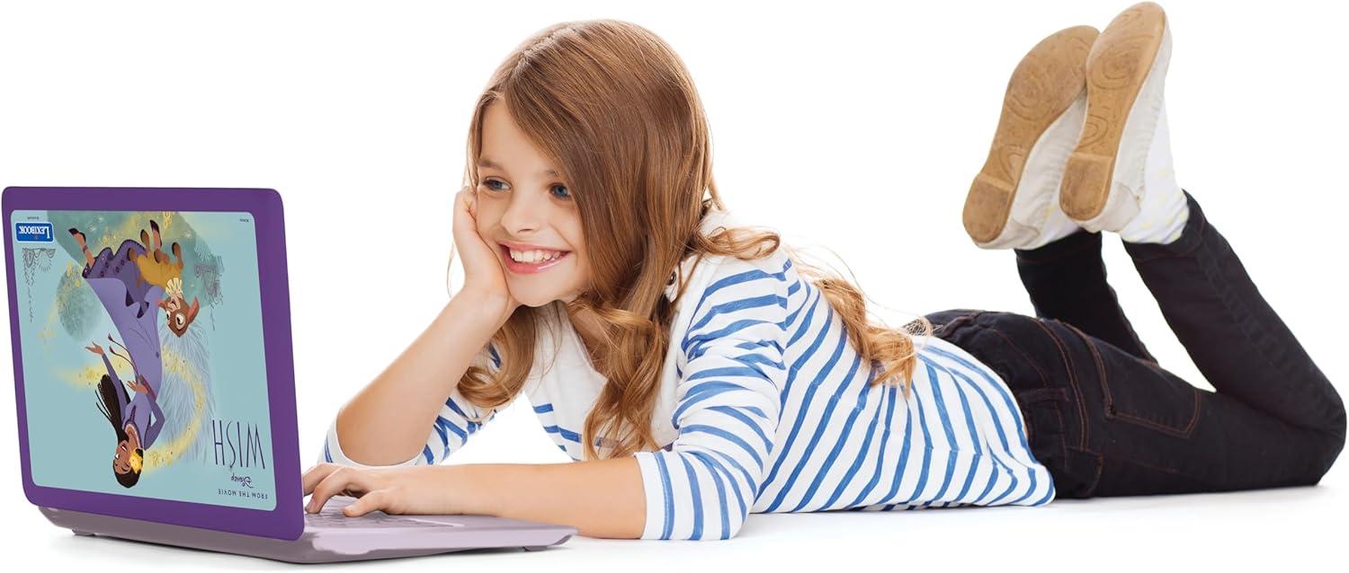 imageLexibook Gabbys Dollhouse German and English Bilingual Educational Computer 124 Activities in Language Writing Math Logic Music and Games PinkBlue JC598GDHi3Disney Wish