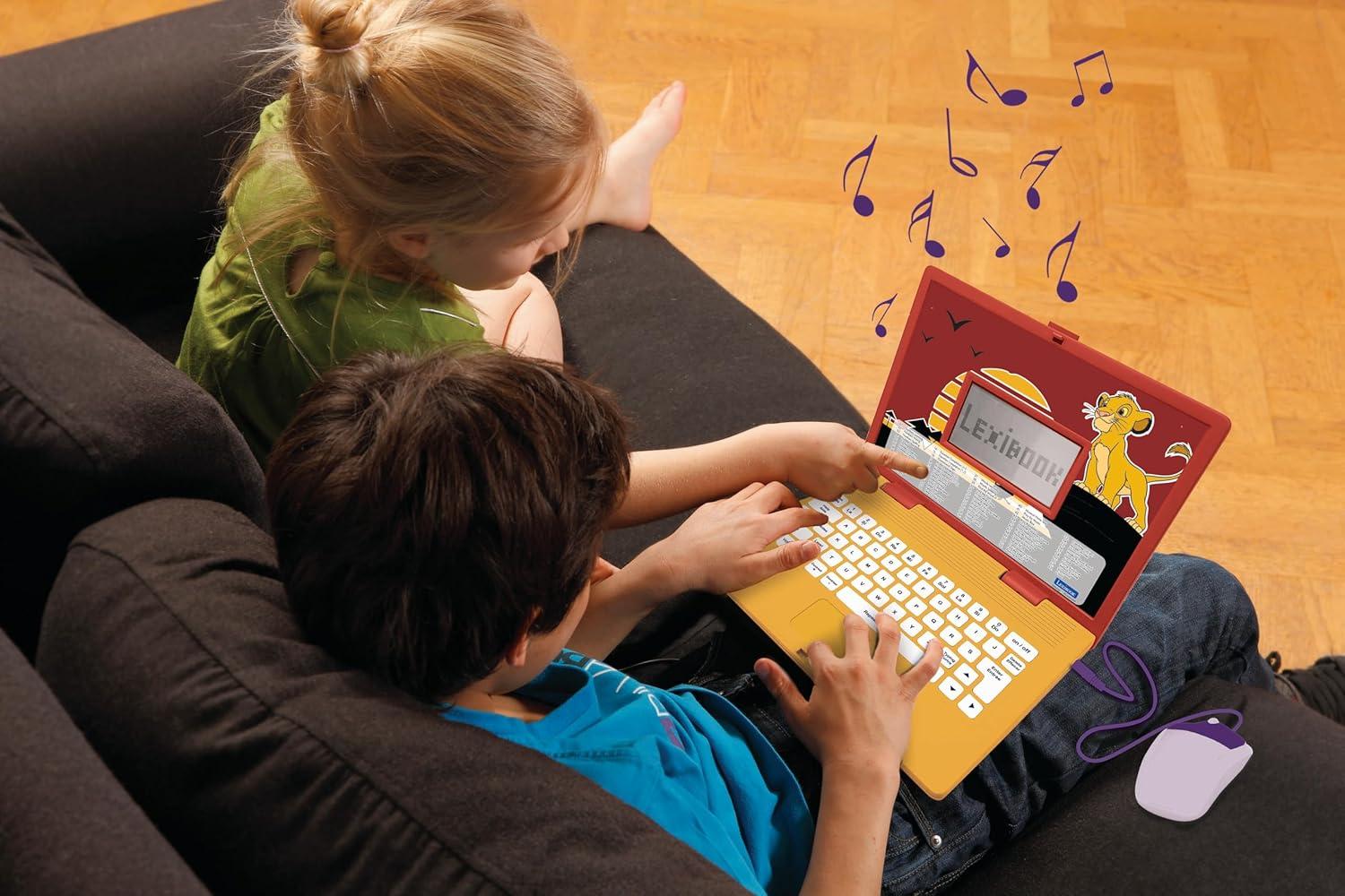 imageLexibook Gabbys Dollhouse German and English Bilingual Educational Computer 124 Activities in Language Writing Math Logic Music and Games PinkBlue JC598GDHi3The Lion King