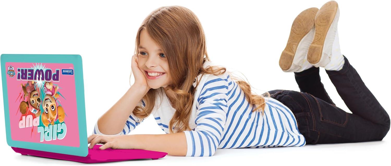 imageLexibook Gabbys Dollhouse German and English Bilingual Educational Computer 124 Activities in Language Writing Math Logic Music and Games PinkBlue JC598GDHi3Paw Patrol  Pink