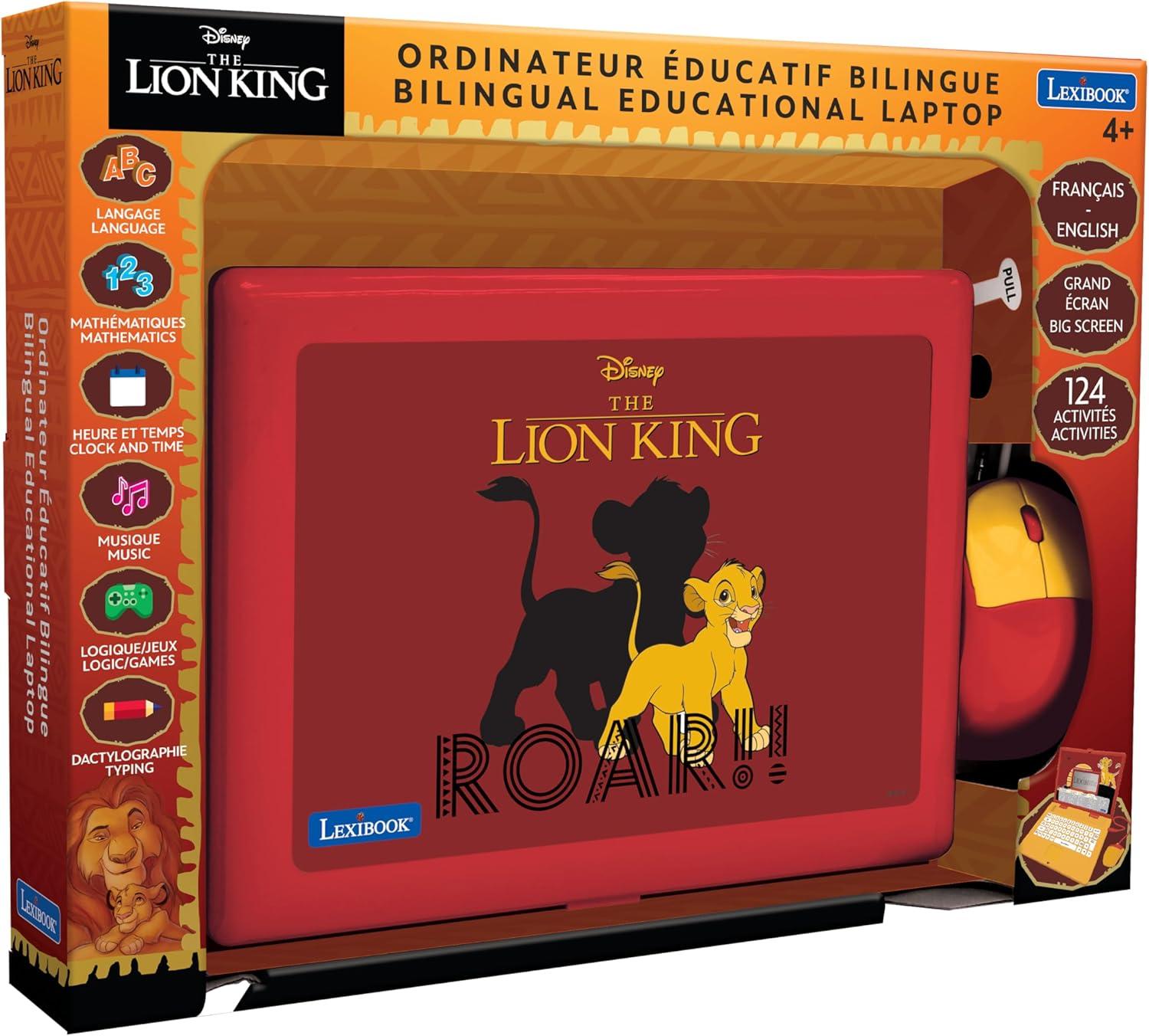 imageLexibook Gabbys Dollhouse German and English Bilingual Educational Computer 124 Activities in Language Writing Math Logic Music and Games PinkBlue JC598GDHi3The Lion King
