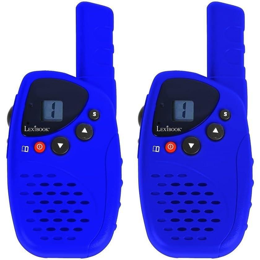imageLexibook 5km Digital Walkie Talkies Digital Sound Communication Game Belt Clip Blue TW42 Blue