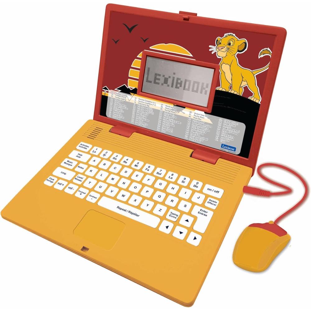 imageLexibook Gabbys Dollhouse German and English Bilingual Educational Computer 124 Activities in Language Writing Math Logic Music and Games PinkBlue JC598GDHi3The Lion King