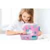 LEXIBOOK, Gabby’s Dollhouse, Sewing Machine with Accessories, Light and Pedal, Role Play, Fashion Design Set, Pink, SW100GDH(Gabby’s Dollhouse)