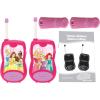 LEXiBOOK Disney Princesses Cinderella Rapunzel Walkie-talkies, Communication Game Toy Children Girl, Belt Clip, Battery, Pink, TW12DP