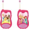 LEXiBOOK Disney Princesses Cinderella Rapunzel Walkie-talkies, Communication Game Toy Children Girl, Belt Clip, Battery, Pink, TW12DP