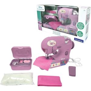LEXIBOOK, Gabby’s Dollhouse, Sewing Machine with Accessories, Light and Pedal, Role Play, Fashion Design Set, Pink, SW100GDH(Angel – Disney Stitch)