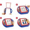 LEXIBOOK, Super Mario, Drawing Projector, 4 Stamps, 10 templates, Lighting Screen, 1 Pen Included, Artistic and Creative Toy for Girls and Boys, Red/Blue, CR310NI(Super Mario)