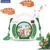 Animals – CD Player with mics, Programming Function, Headphones Jack, for Kids, with Power Supply or Batteries, White/Green, RCDK100ANX(Animals)