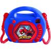 Animals – CD Player with mics, Programming Function, Headphones Jack, for Kids, with Power Supply or Batteries, White/Green, RCDK100ANX(Spider Man)