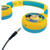 LEXiBOOK Despicable Me 2-in-1 Bluetooth Headphones for Kids Stereo Wireless Wired Kids Safe Foldable Adjustable, Yellow, HPBT010DES