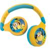 LEXiBOOK Despicable Me 2-in-1 Bluetooth Headphones for Kids Stereo Wireless Wired Kids Safe Foldable Adjustable, Yellow, HPBT010DES