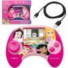 Lexibook, Gabby and The Magic House, Power Console®, Bilingual French/English Educational Game Console with 100 Activities, Color Screen, JCG100GDHi1(Disney Princess)
