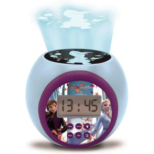 LEXIBOOK, Gabby’s Dollhouse, Alarm Clock-Projector with Alarm and Snooze Function, nightlight with Timer, LCD Screen, Battery-Operated, Pink, RL977GDHLXB(Frozen)