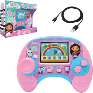Lexibook, Gabby and The Magic House, Power Console®, Bilingual French/English Educational Game Console with 100 Activities, Color Screen, JCG100GDHi1(Gabby’s Dollhouse)