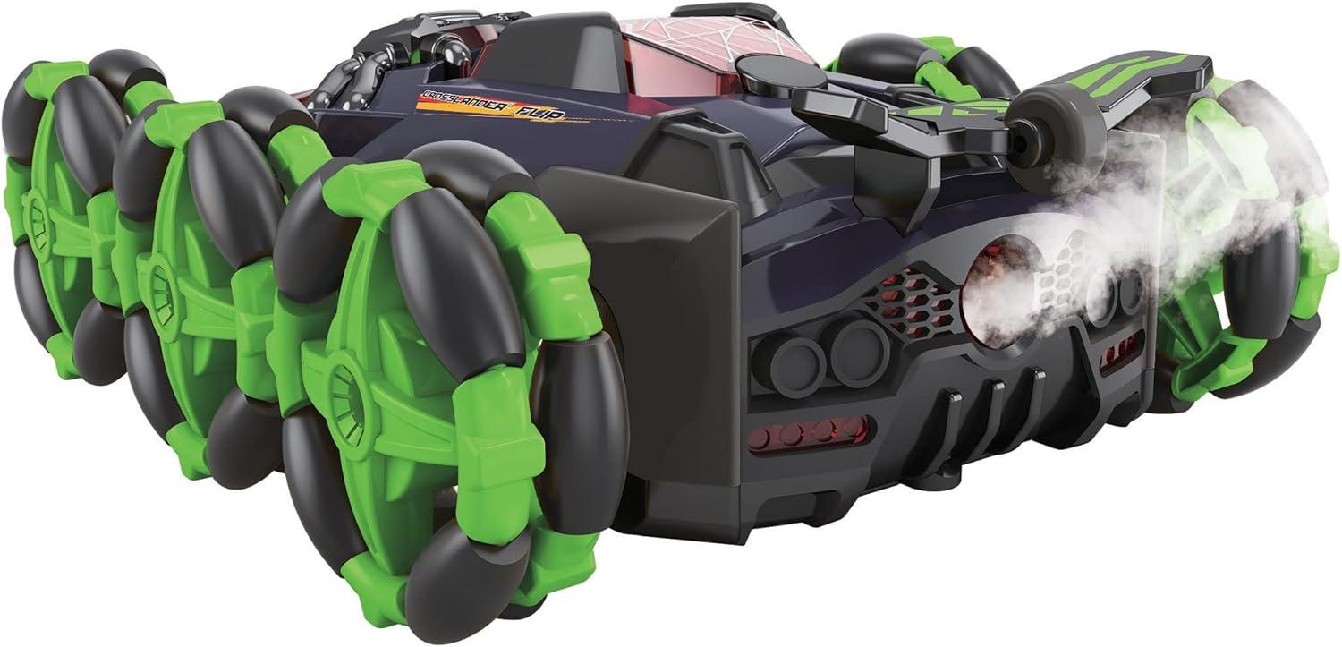 image:imageLEXiBOOK Crosslander Racing Remote Control Racing car Formula 1 up to 10kmh Light and Sound Effects Smoke Jet Remote Control Included Rechargeable RC61Crosslander Flip