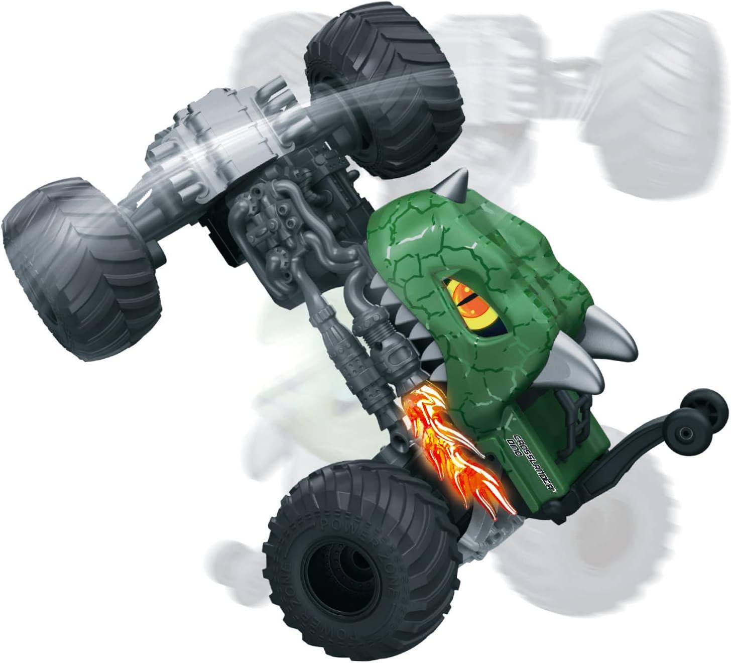 image:imageLEXiBOOK Crosslander Racing Remote Control Racing car Formula 1 up to 10kmh Light and Sound Effects Smoke Jet Remote Control Included Rechargeable RC61Crosslander Dino