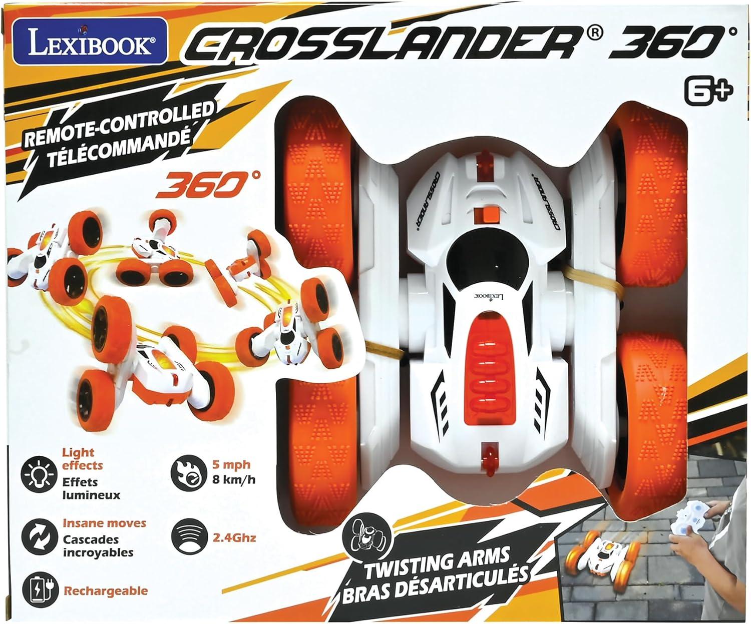 image:imageLEXiBOOK Crosslander Racing Remote Control Racing car Formula 1 up to 10kmh Light and Sound Effects Smoke Jet Remote Control Included Rechargeable RC61RC20