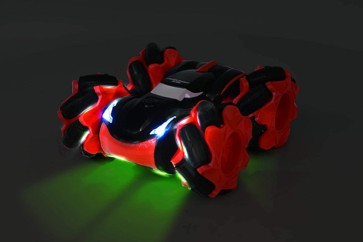image:imageLEXiBOOK Crosslander Racing Remote Control Racing car Formula 1 up to 10kmh Light and Sound Effects Smoke Jet Remote Control Included Rechargeable RC61Crosslander slide