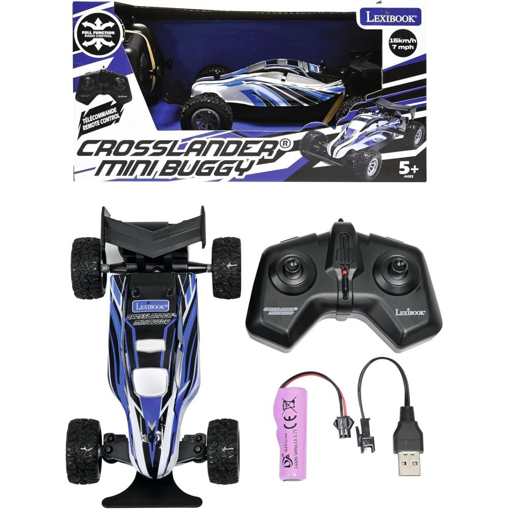 image:imageLEXiBOOK Crosslander Racing Remote Control Racing car Formula 1 up to 10kmh Light and Sound Effects Smoke Jet Remote Control Included Rechargeable RC61RC17