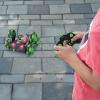 LEXiBOOK, Crosslander® Racing, Remote Control Racing car, Formula 1, up to 10km/h, Light and Sound Effects, Smoke Jet, Remote Control Included, Rechargeable, RC61(Crosslander Flip)