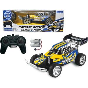LEXiBOOK, Crosslander® Racing, Remote Control Racing car, Formula 1, up to 10km/h, Light and Sound Effects, Smoke Jet, Remote Control Included, Rechargeable, RC61(Crosslander Buggy Max)