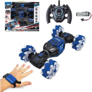 LEXiBOOK, Crosslander® Racing, Remote Control Racing car, Formula 1, up to 10km/h, Light and Sound Effects, Smoke Jet, Remote Control Included, Rechargeable, RC61(Crosslander Extreme – Luminous)