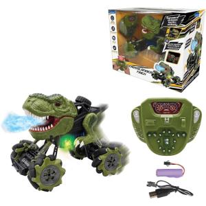 LEXiBOOK, Crosslander® Racing, Remote Control Racing car, Formula 1, up to 10km/h, Light and Sound Effects, Smoke Jet, Remote Control Included, Rechargeable, RC61(Crosslander Tirex)