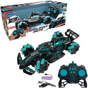 LEXiBOOK, Crosslander® Racing, Remote Control Racing car, Formula 1, up to 10km/h, Light and Sound Effects, Smoke Jet, Remote Control Included, Rechargeable, RC61(Crosslander Racing)