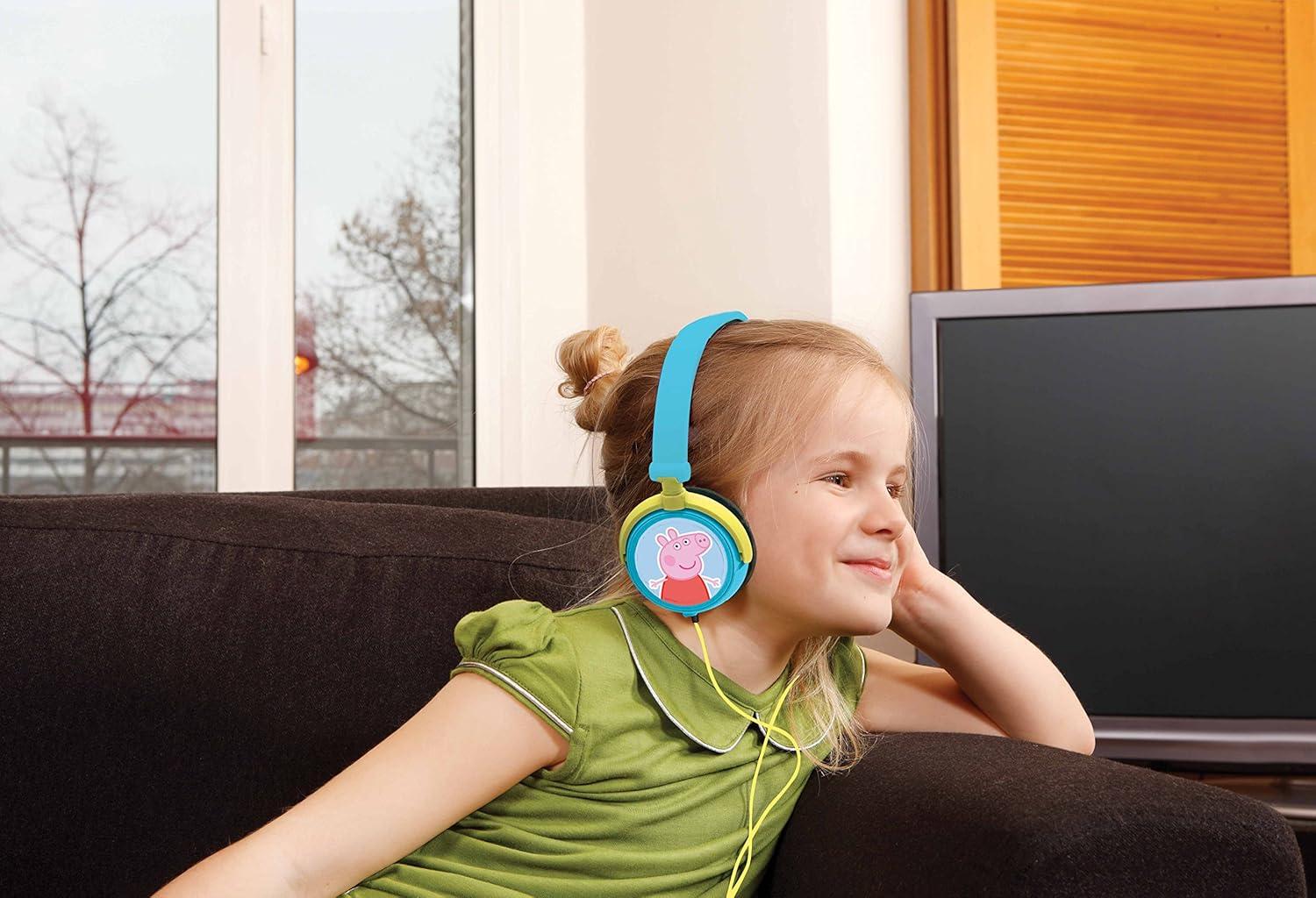 image:imageLEXIBOOK HP015BS Baby Shark NickelodeonStereo Headphone Kids Safe Volume Foldable and Adjustable BlueOrangePeppa Pig