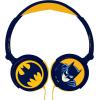 LEXIBOOK HP015BS Baby Shark Nickelodeon-Stereo Headphone, Kids Safe Volume, Foldable and Adjustable, Blue/Orange(Batman)