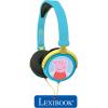LEXIBOOK HP015BS Baby Shark Nickelodeon-Stereo Headphone, Kids Safe Volume, Foldable and Adjustable, Blue/Orange(Peppa Pig)
