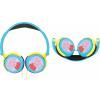 LEXIBOOK HP015BS Baby Shark Nickelodeon-Stereo Headphone, Kids Safe Volume, Foldable and Adjustable, Blue/Orange(Peppa Pig)
