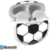 LEXiBOOK, Football, Wireless stereo earbuds, Integrated microphone, Touch control, Charging case, Sound level limited at 85 dB, Black/white, HPBT05FO