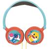 LEXIBOOK HP015BS Baby Shark Nickelodeon-Stereo Headphone, Kids Safe Volume, Foldable and Adjustable, Blue/Orange(Baby Shark)