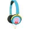 LEXIBOOK HP015BS Baby Shark Nickelodeon-Stereo Headphone, Kids Safe Volume, Foldable and Adjustable, Blue/Orange(Peppa Pig)
