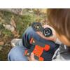LEXiBOOK, Dinosaur, Adventurer Set for Children, Walkie-Talkies 120m, Binoculars, Compass, Torchlight, Grey/Orange, RPTW12DINO