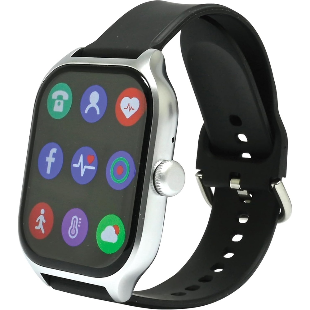 image:imageLEXiBOOK Power Watch Connected Watch Compatible with iOS and Android Receives Calls and Notifications Sports Coach with 7 Exercise Modes Complete Health Tracker Voice Assistant DMW075
